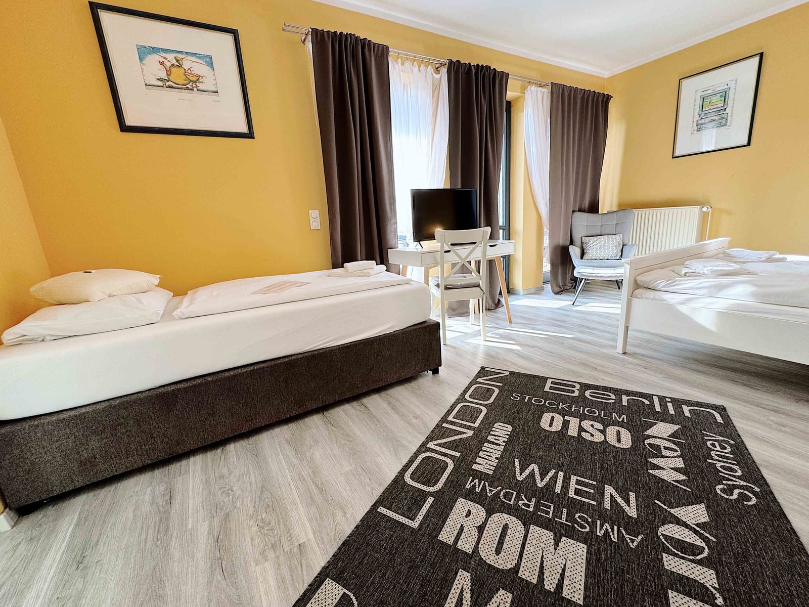 Dreibettzimmer